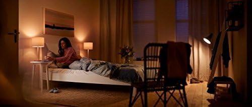 Instant-on flicker-free Philips LED A19 8-pack lighting.