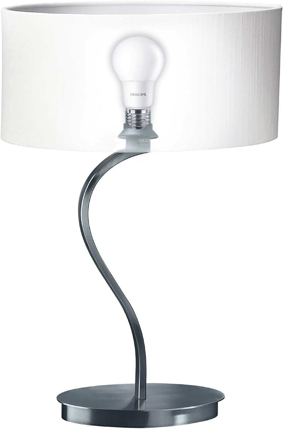 Long-lasting Philips A19 bulbs offer up to 10,950 hours.
