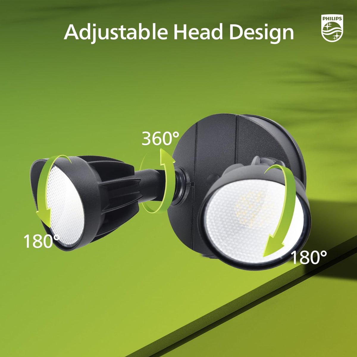 Philips flood light wet-location rated for patios and gardens