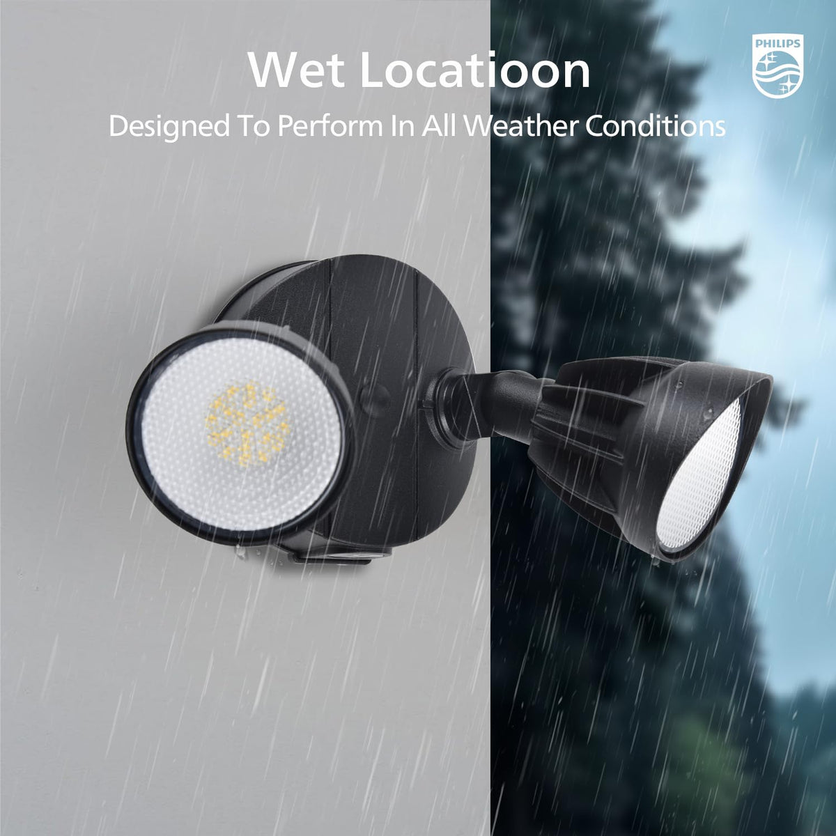 Philips lighting for porches, garages, and pathways