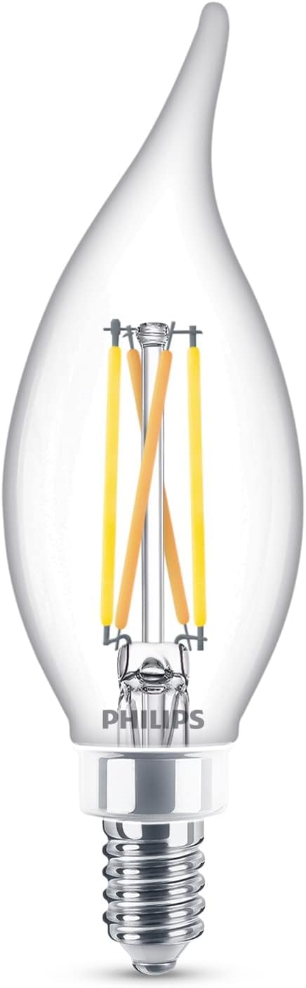 Soft white 2700K dimmable bulb offering a cozy ambiance.