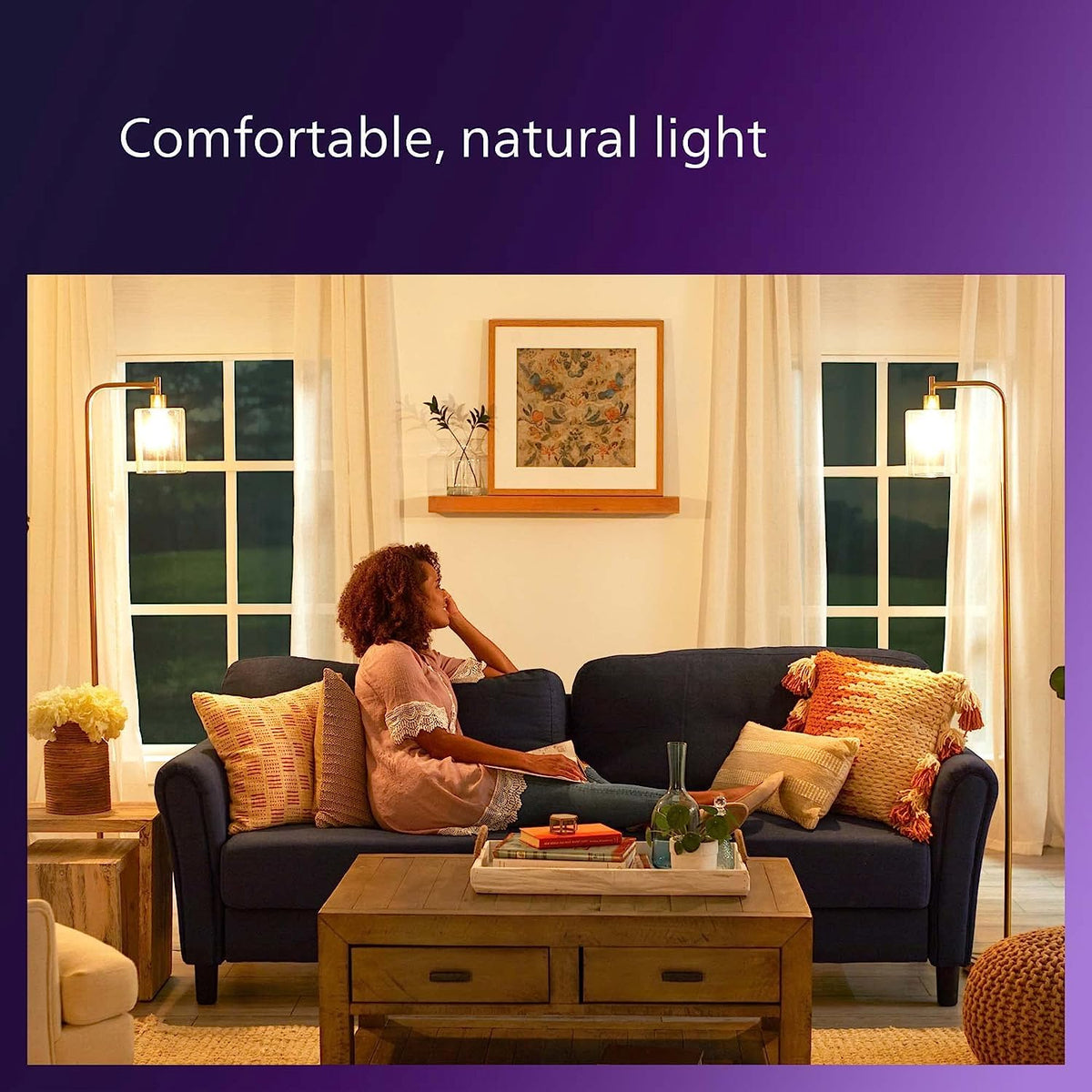 Warm dimming creates inviting evenings without harsh glare.