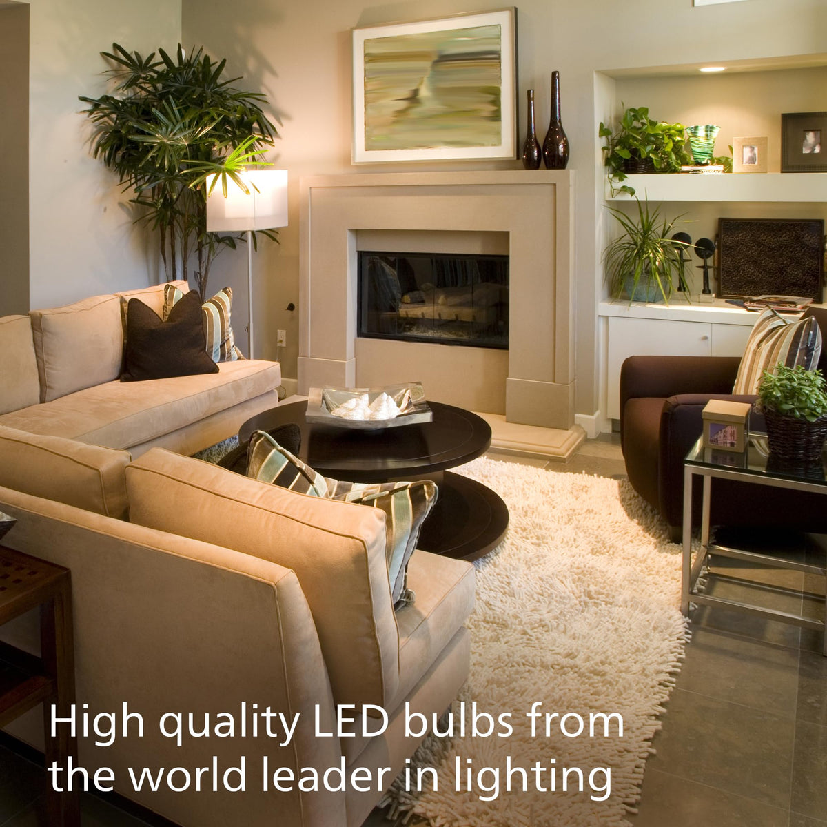 Philips long-life up to 15,000 hours for fewer replacements