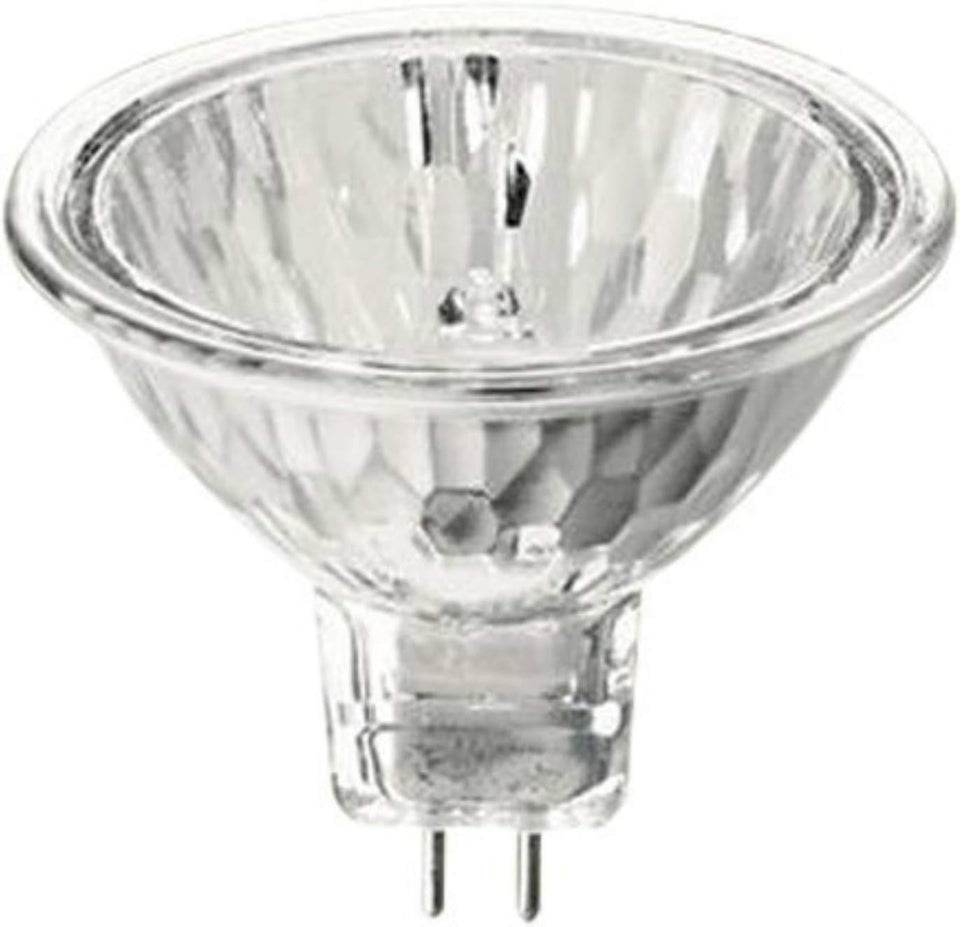 Philips MR16 halogen 50W landscape bulb front view for outdoor lighting applications.