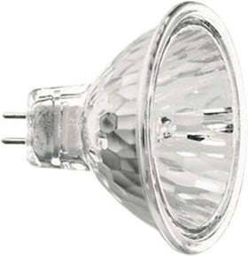 Philips MR16 halogen 50W landscape bulb side view with architectural accents.