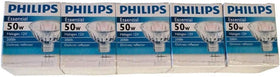 Philips pack of five MR16 halogen bulbs for landscape lighting.
