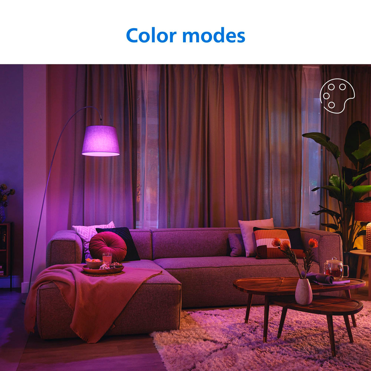 Philips Smart LED bulb app control enables quick setup and scheduling