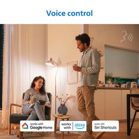 Philips Smart LED bulb Matter-certified for compatibility with major assistants