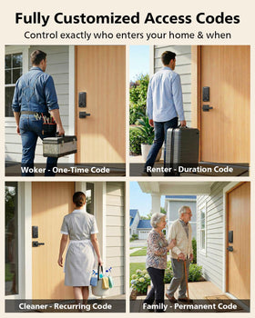 Philips Smart Lock password manager enables permanent and temporary codes.