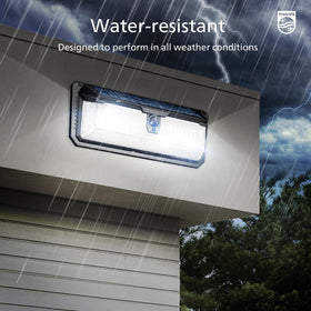 Philips solar lights optimize energy savings with flexible ambience.