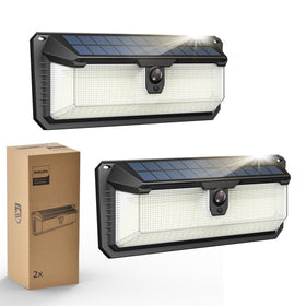 Philips solar lights outdoor motion sensor in action for secure evenings.