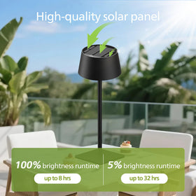 Philips Solar Outdoor Table Lamp waterproof body withstands outdoor conditions