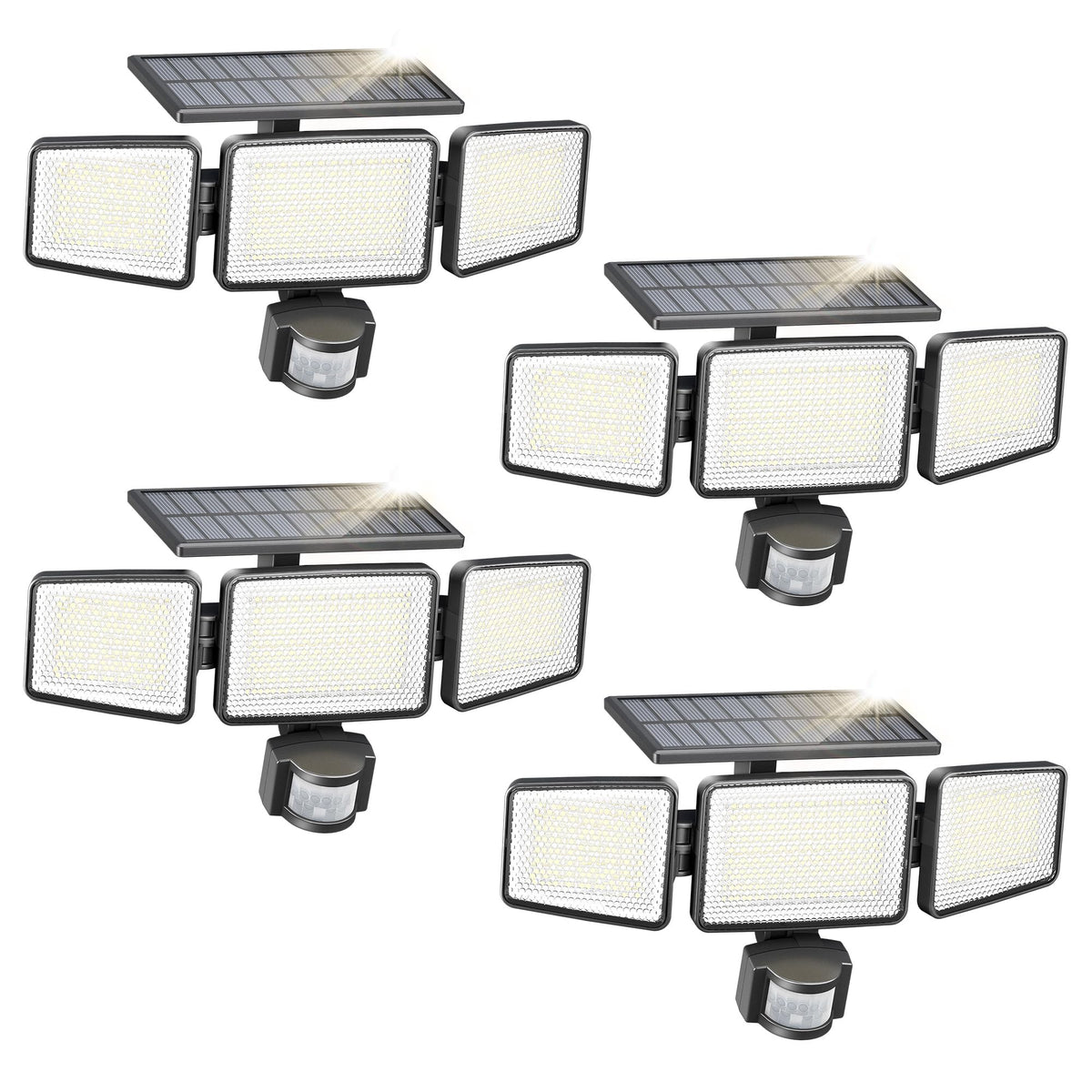 Philips solar security light outdoor 302 LEDs delivering bright 1200lm illumination for property security.