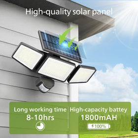 No wiring required for Philips outdoor light for quick wall mounting.
