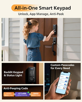 Philips auto-lock feature ensures security after a delay.