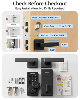 Philips WiFi keypad door lock smart home setup suggests broad compatibility