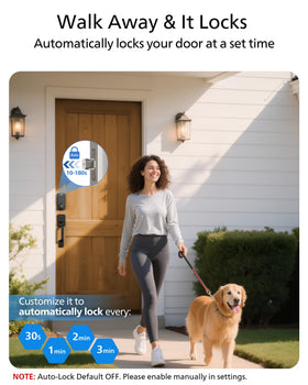 Philips Auto-lock feature helps keep the door secure after a delay.