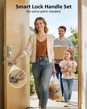 Up to 100 custom passwords for family and guests with Philips lock.