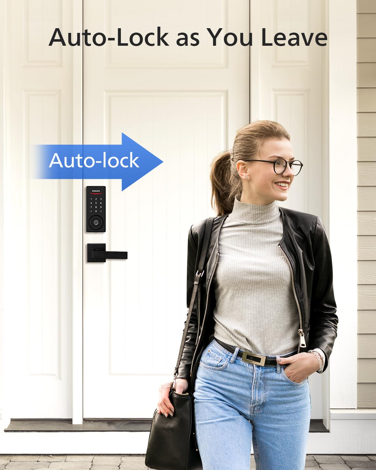 Philips Wi-Fi Smart Door Lock keypad entry for PIN-based access