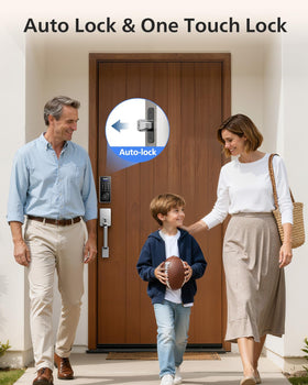 PIN code unlock option showing temporary guest access with Philips lock.