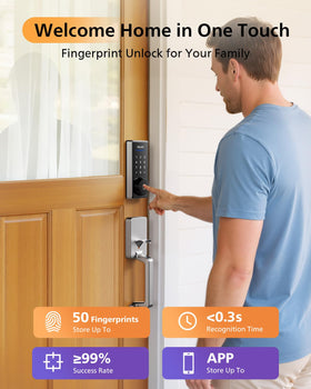Philips WiFi Smart Lock voice control works with Alexa and Google Assistant.