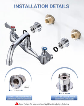 Phivan 1.8 GPM flow supports efficient rinsing and quick task completion.