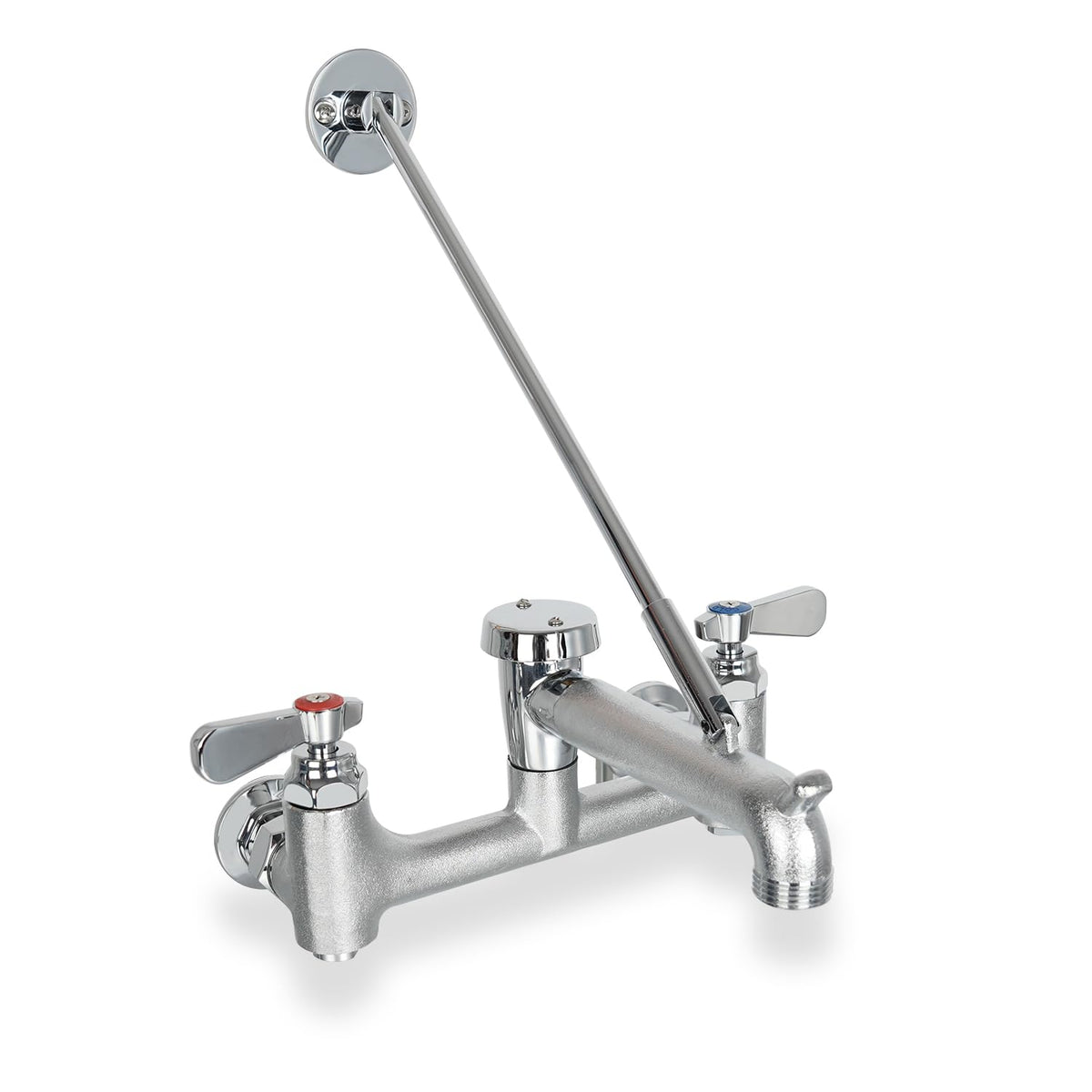 Phivan mop sink faucet front view shows durable brass construction for daily commercial use.