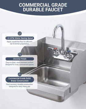 Phivan sink faucet offers 360-degree rotation for flexible reach