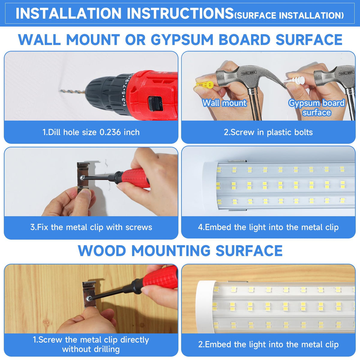 Phiwicsh shop light in warehouse setting delivering broad illumination