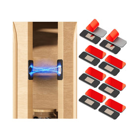 PHIXBEAR 8-pack magnetic door catch close-up showing strong hold for cabinets