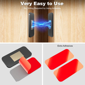 PHIXBEAR adhesive magnetic catch installs quickly with strong double-sided tape.