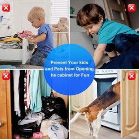 PHIXBEAR kitchen and bathroom cabinet usage showing versatile application.