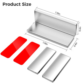 PHIXBEAR strong adhesive ensures secure mounting on multiple surfaces