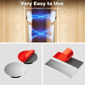 PHIXBEAR round magnetic cabinet catch offers discreet stainless finish for a clean look