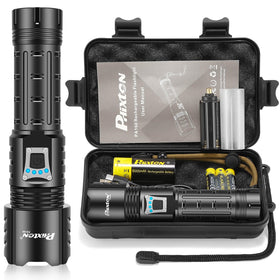 PHIXTON PA160 LED flashlight long-range beam for precise distant illumination.