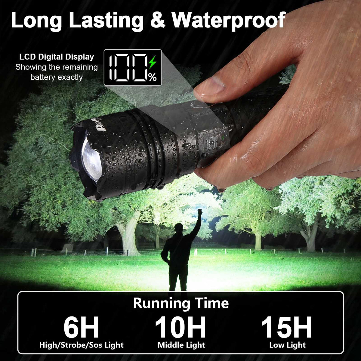 PHIXTON PH2401 five modes enable tailored brightness for any scenario.