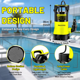 PHLEX PRO 26 ft cord extends reach for hard-to-access drains