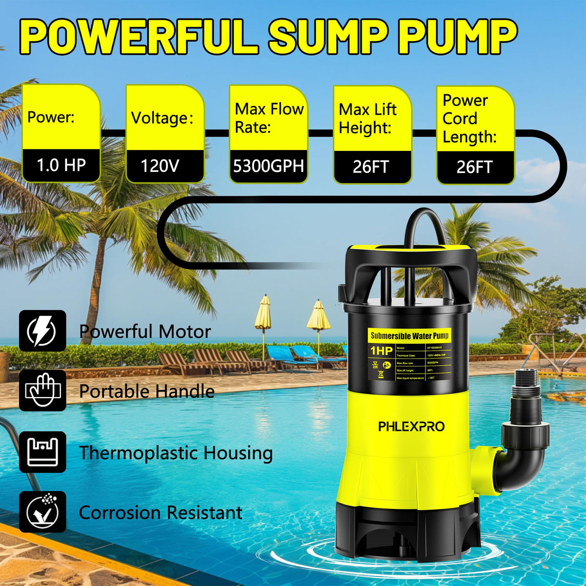 PHLEX PRO auto float switch enables hands-free, reliable water control