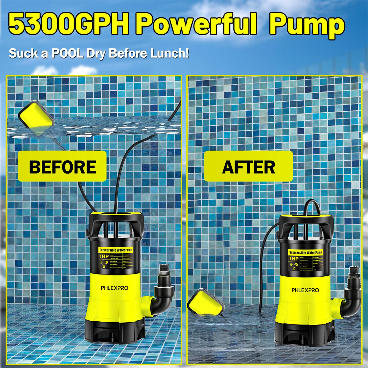 PHLEX PRO removable base simplifies cleaning and maintenance