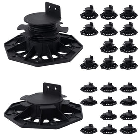 PHLKJL 24-pack pedestal with adjustable threads for precise leveling.
