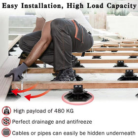 PHLKJL pedestal for pipeline-friendly, quick, stable installations.