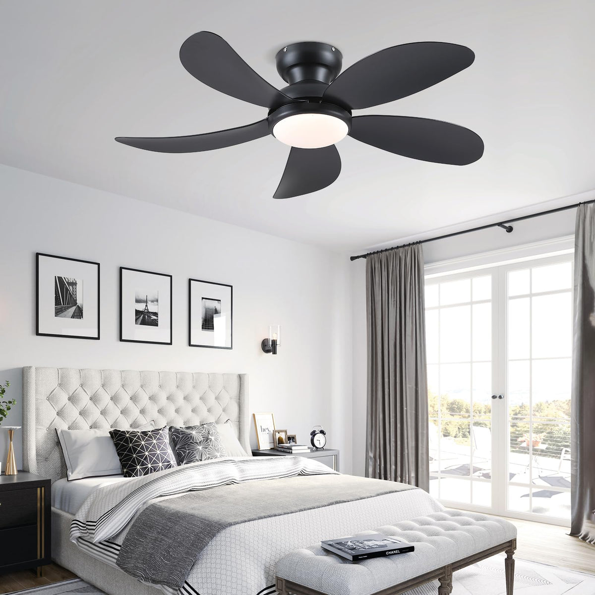 PHORUS modern room ambiance for living rooms and bedrooms with quiet operation.