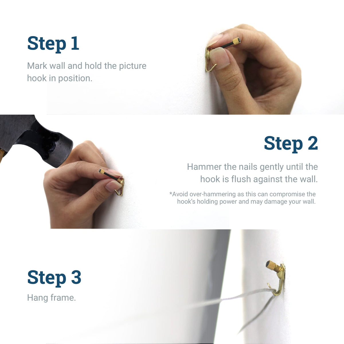 Complete Picture Hang Solutions hardware set suitable for multiple framing projects.