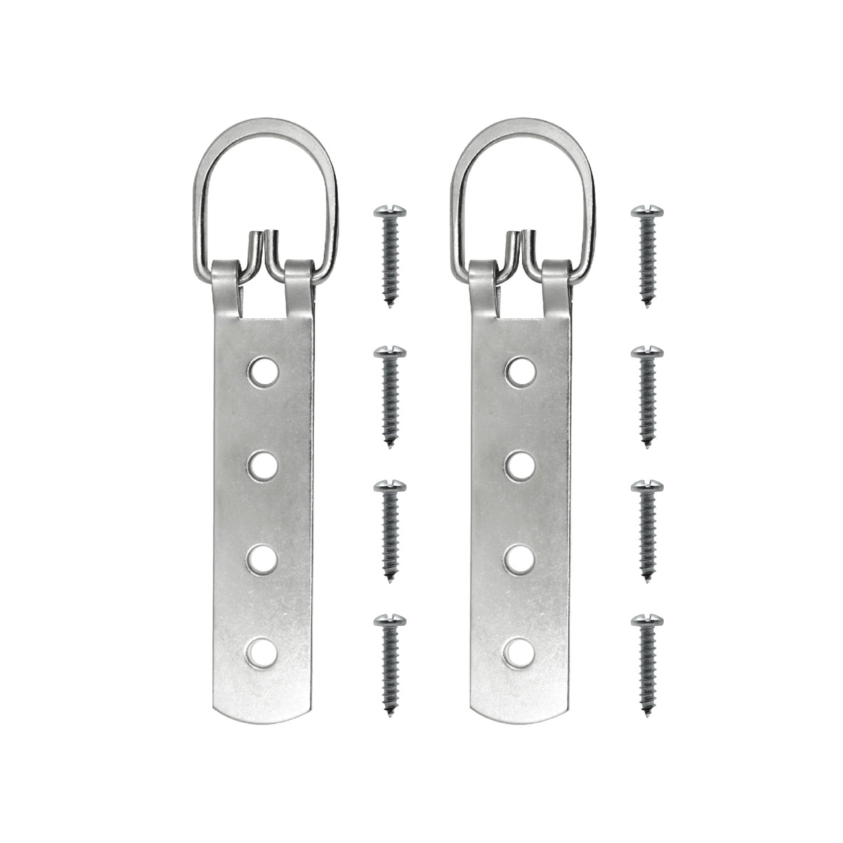 PHS D-ring hangers show 200 lb capacity for heavy wall art.