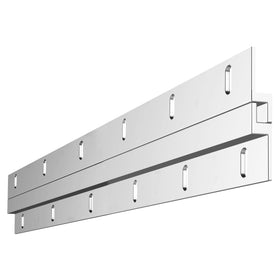 PHS Z-bar aluminum hanger provides sturdy, floating display for large wall art