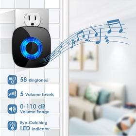 PHYSEN receiver plugged in with LED indicator for visibility.