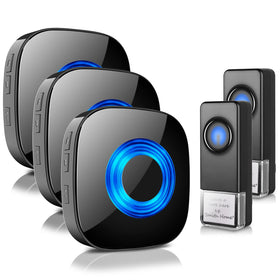 PHYSEN wireless transmitter mounted on wall for classroom alerts.