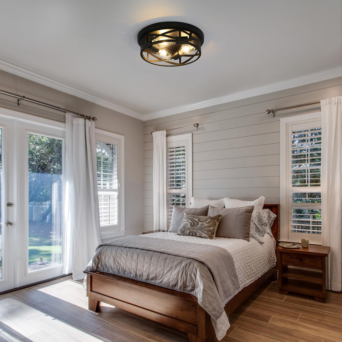 Piano7797 two-pack ceiling lights offer cohesive modern lighting for multiple rooms.