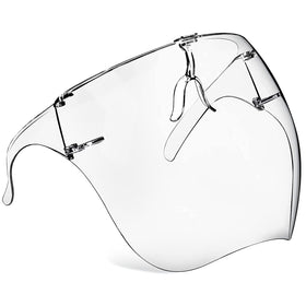 Piccircuit face shield with glasses 4-pack for comfortable protection during nail art.