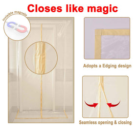 Pick for Life barrier door with edging seal reduces dust spread during remodeling